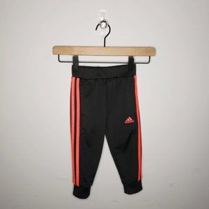 Adidas 2T 3 stripe jogger sweatpants